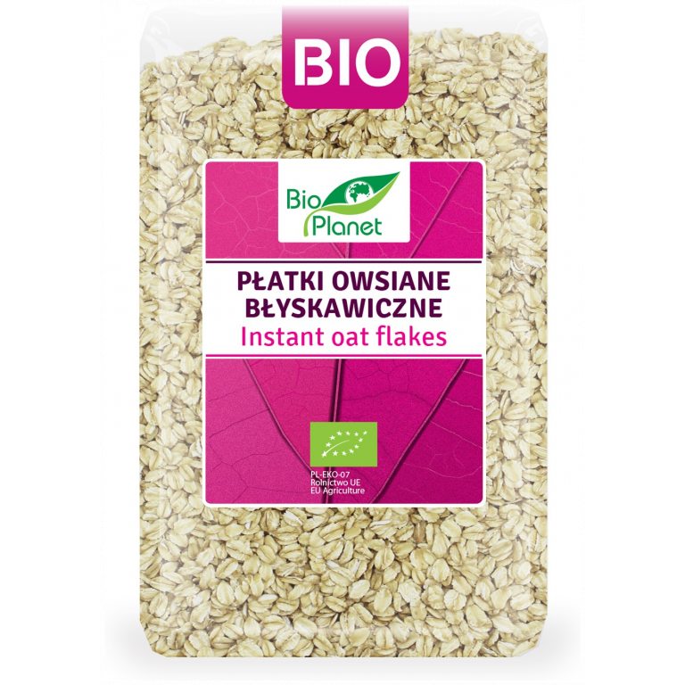 PŁATKI OWSIANE BŁYSKAWICZNE BIO 1 kg - BIO PLANET