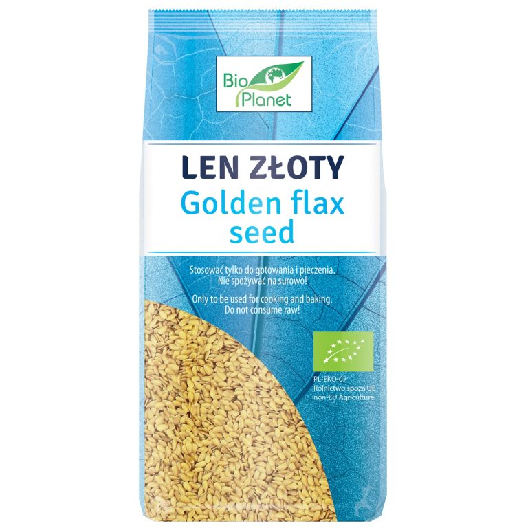 LEN ZŁOTY (SIEMIĘ LNIANE) BIO 400 g - BIO PLANET