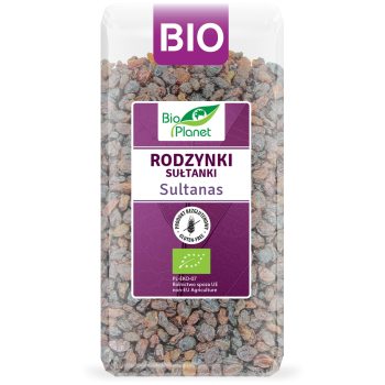 RODZYNKI SUŁTANKI BEZGLUTENOWE BIO 400 g - BIO PLANET
