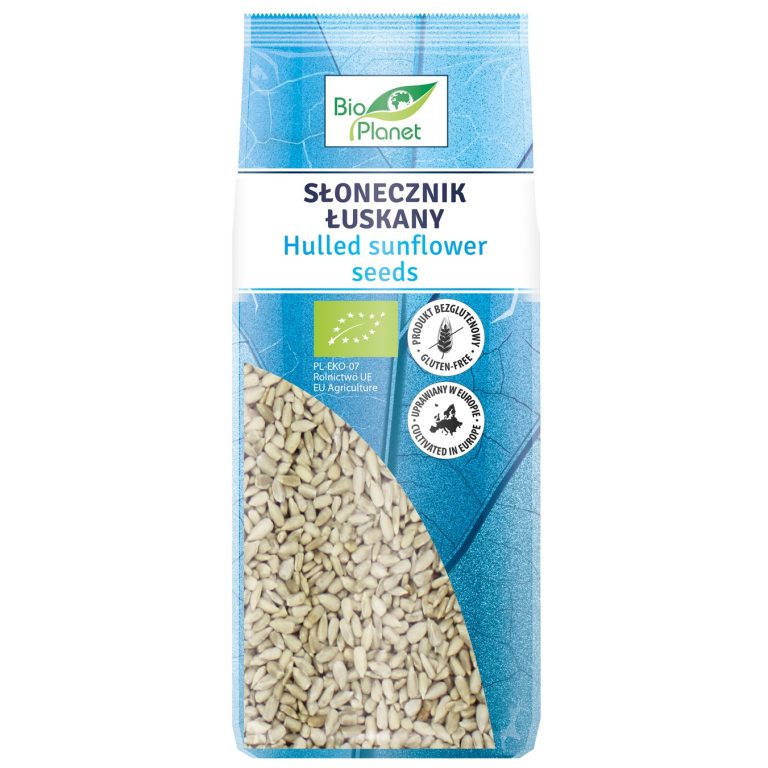 SŁONECZNIK ŁUSKANY BEZGLUTENOWY BIO 250 g - BIO PLANET