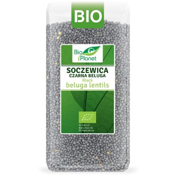 SOCZEWICA CZARNA BELUGA BIO 400 g - BIO PLANET