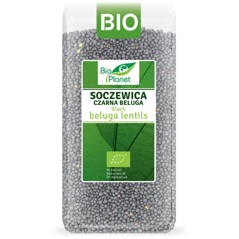 SOCZEWICA CZARNA BELUGA BIO 400 g - BIO PLANET