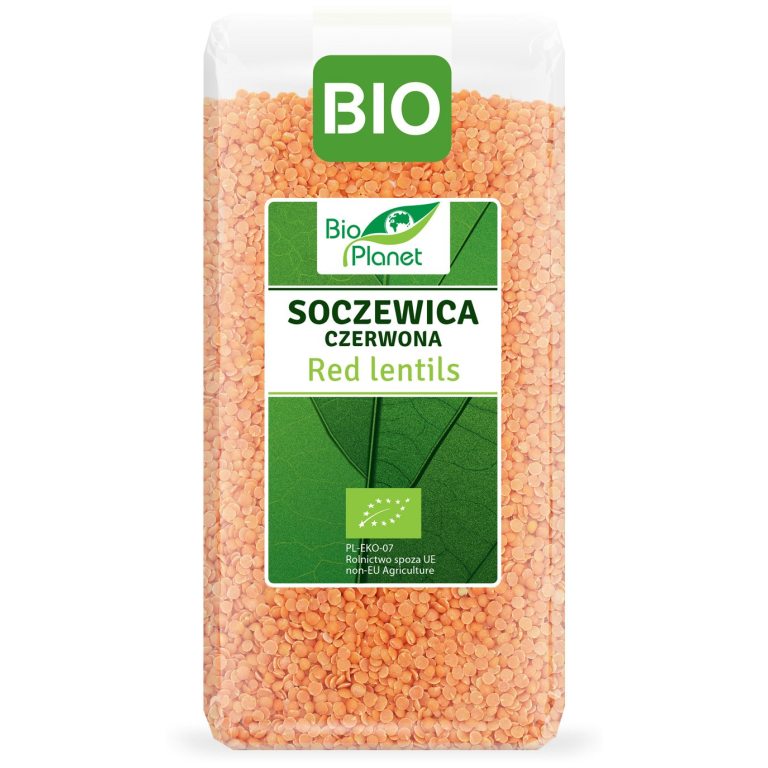 SOCZEWICA CZERWONA BIO 400 g - BIO PLANET