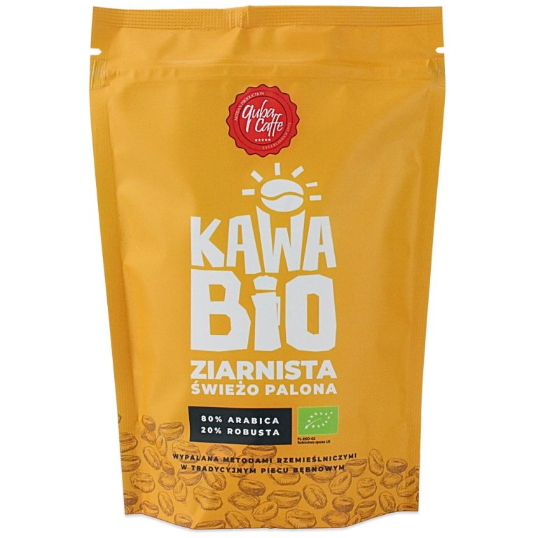 KAWA ZIARNISTA ARABICA/ROBUSTA BIO 250 g - QUBA CAFFE