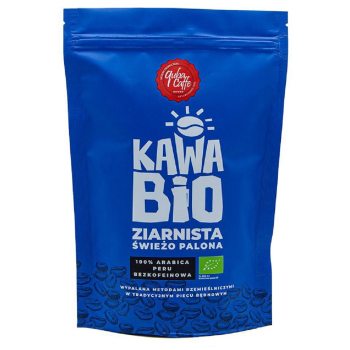 KAWA ZIARNISTA BEZKOFEINOWA ARABICA 100 % BIO 250 g - QUBA CAFFE