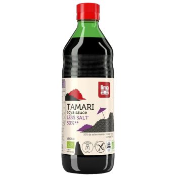 SOS SOJOWY TAMARI 50 % MNIEJ SOLI BEZGLUTENOWY BIO 250 ml - LIMA