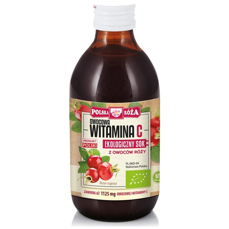 SOK Z RÓŻY NFC BIO 250 ml - POLSKA RÓŻA