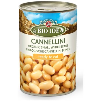 FASOLA BIAŁA DROBNA W ZALEWIE BIO 400 g (240 g) - LA BIO IDEA