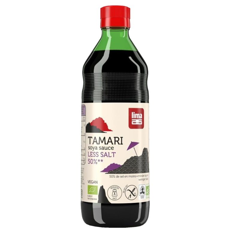 SOS SOJOWY TAMARI 50 % MNIEJ SOLI BEZGLUTENOWY BIO 500 ml - LIMA