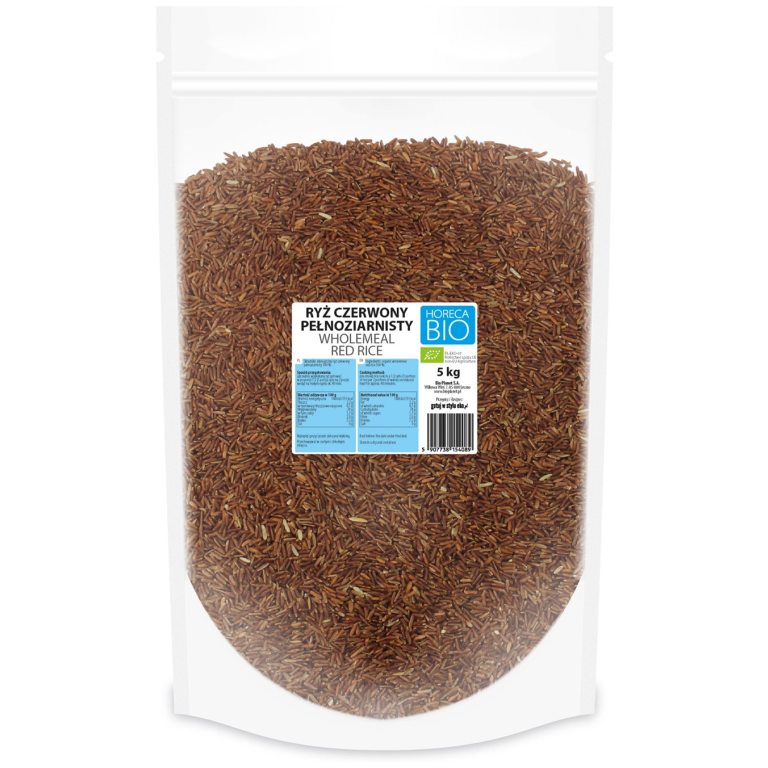RYŻ CZERWONY PEŁNOZIARNISTY BIO 5 kg - HORECA (BIO PLANET)