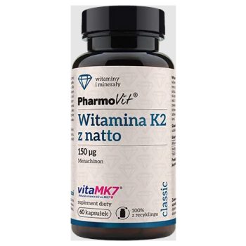 WITAMINA K2 (150 µg) BEZGLUTENOWA 60 KAPSUŁEK - PHARMOVIT (CLASSIC)