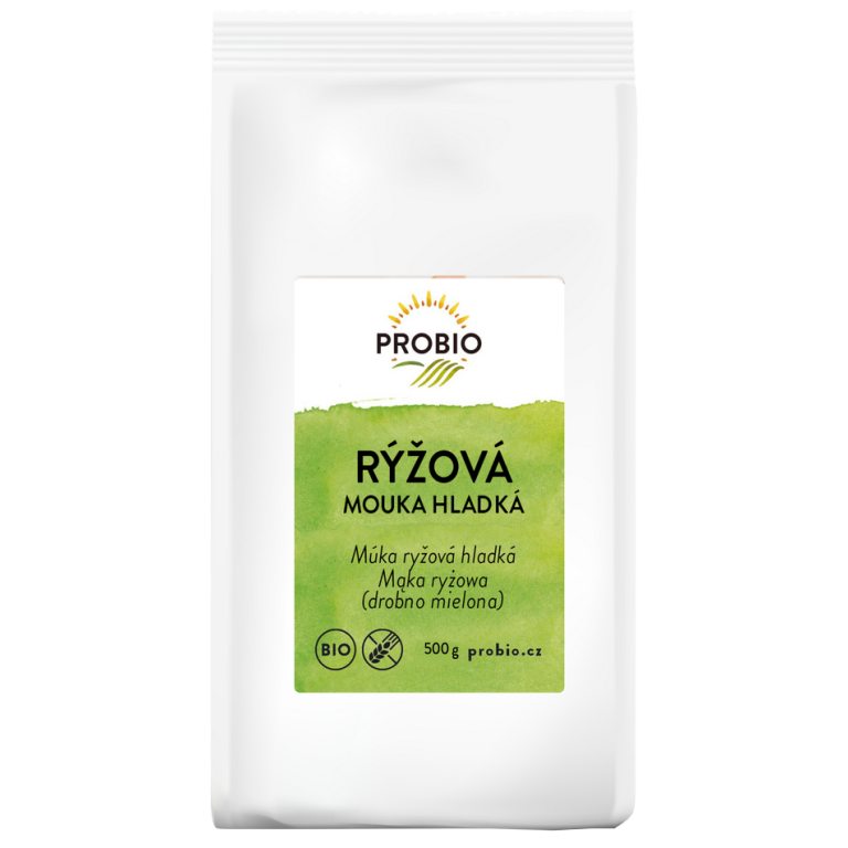 MĄKA RYŻOWA DROBNO MIELONA BEZGLUTENOWA BIO 500 g - PROBIO