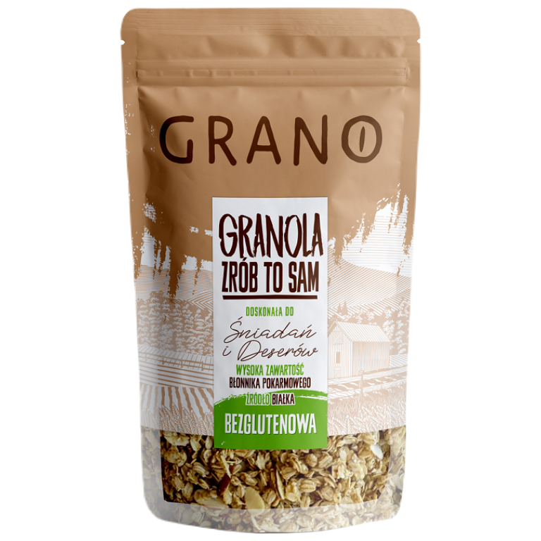 MIESZANKA NA GRANOLĘ BEZGLUTENOWA 400 g - GRANO