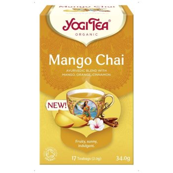 HERBATKA MANGO CHAI BIO (17 x 2 g) 34 g - YOGI TEA
