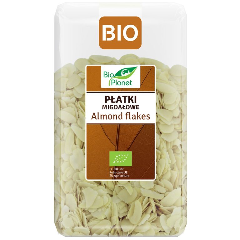 PŁATKI MIGDAŁOWE BIO 600 g - BIO PLANET