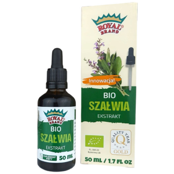 EKSTRAKT Z SZAŁWII W KROPLACH BIO 50 ml - ROYAL BRAND
