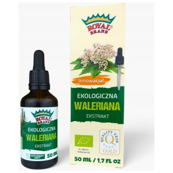 EKSTRAKT Z WALERIANY W KROPLACH BIO 50 ml - ROYAL BRAND