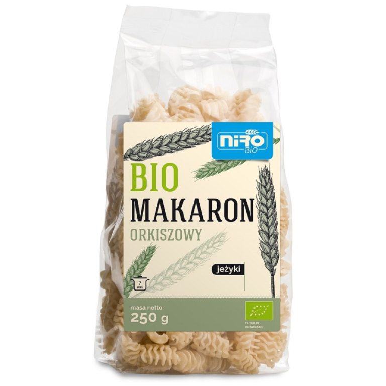 MAKARON (ORKISZOWY) JEŻYKI BIO 250 g - NIRO