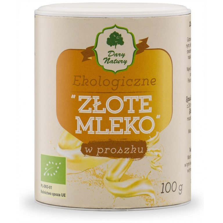 MIESZANKA PRZYPRAW "ZŁOTE MLEKO" BIO 100 g - DARY NATURY