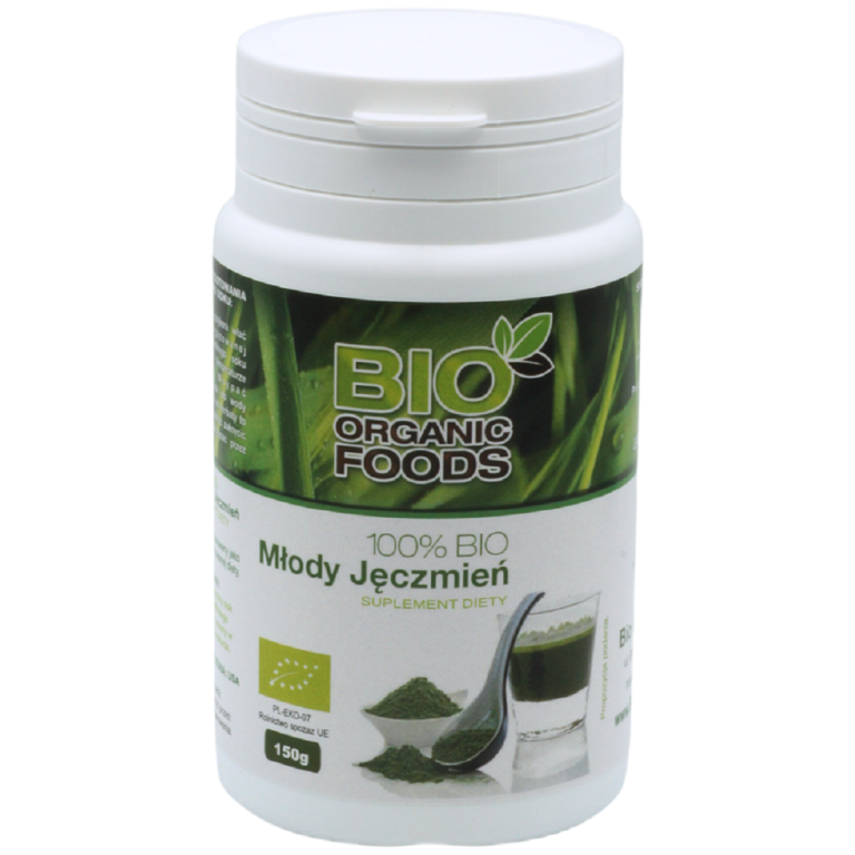 SOK Z MŁODEGO JĘCZMIENIA SPROSZKOWANY BIO 150 g - BIO ORGANIC FOODS