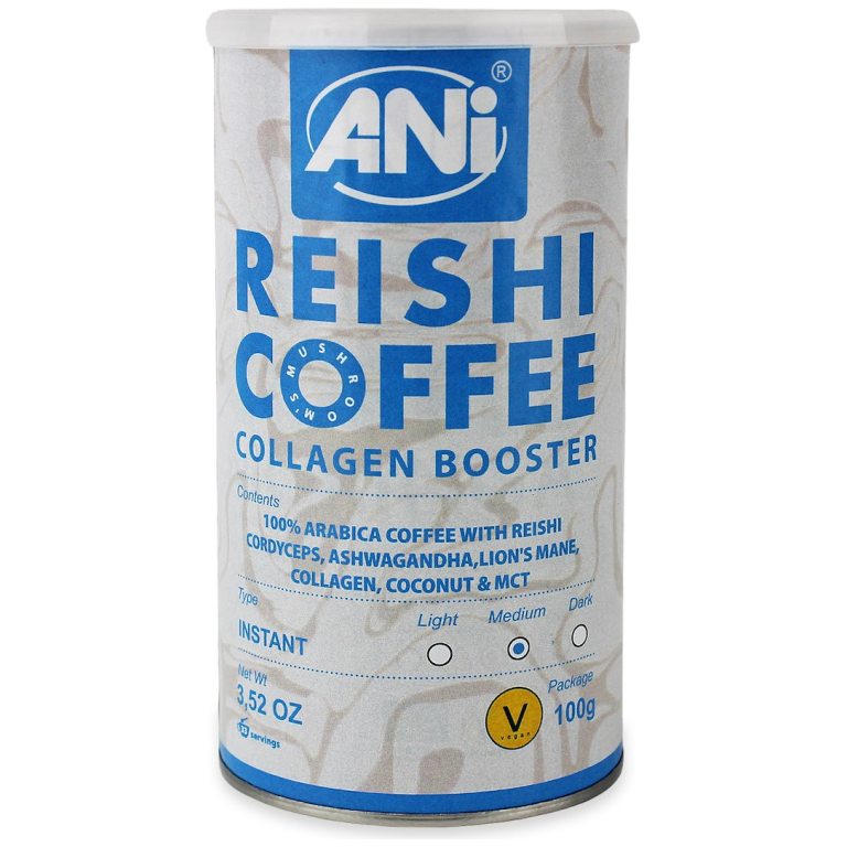 KAWA ROZPUSZCZALNA ARABICA Z REISHI COLLAGEN BOOSTER VEGAN 100 g - ANI