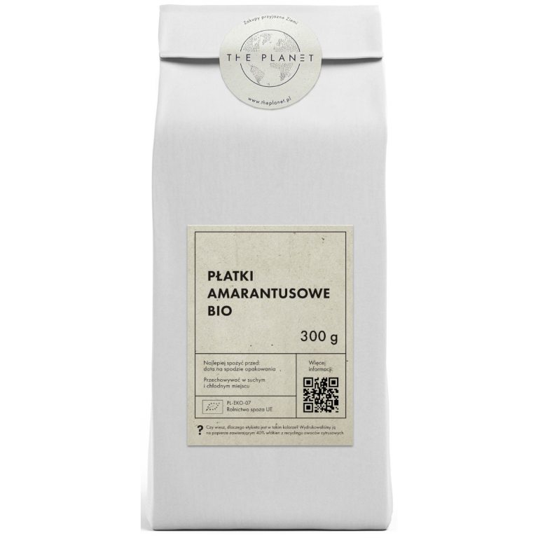 PŁATKI AMARANTUSOWE BIO 300 g - THE PLANET