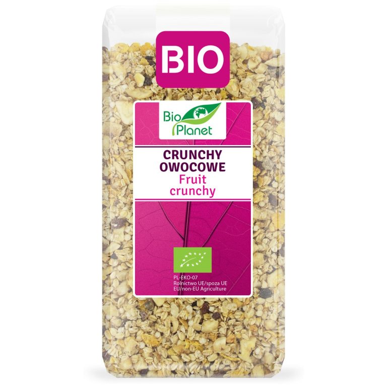 CRUNCHY OWOCOWE BIO 250 g - BIO PLANET