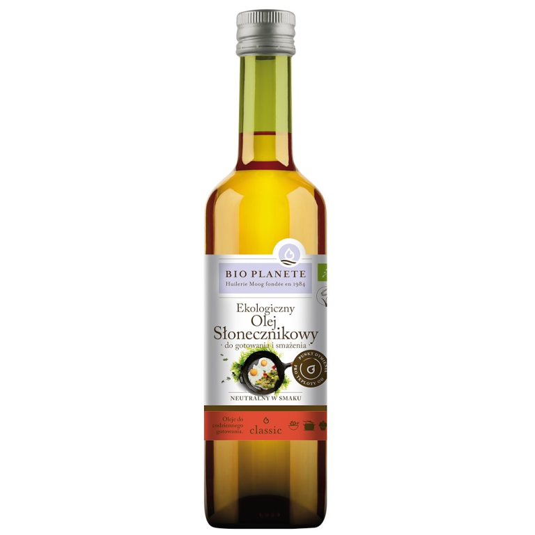 OLEJ DO GOTOWANIA I SMAŻENIA BIO 500 ml - BIO PLANETE