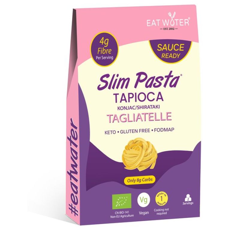 MAKARON (Z TAPIOKI I KONJAC) TAGLIATELLE BEZGLUTENOWY BIO 200 g - SLIM (EAT WATER)