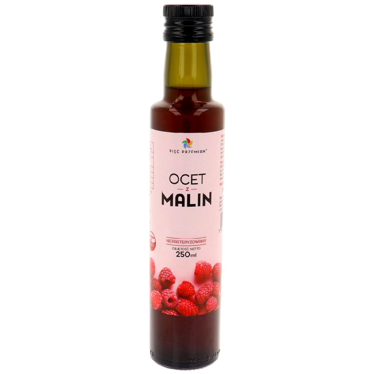 OCET MALINOWY BEZGLUTENOWY 250 ml - PIĘĆ PRZEMIAN