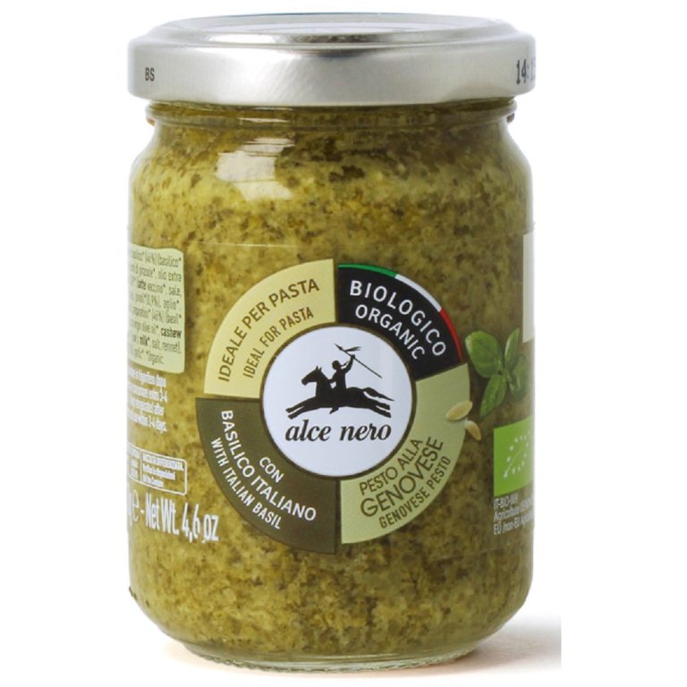 PESTO GENOVESE (SOS BAZYLIOWY) BIO 130 g - ALCE NERO