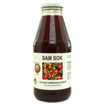 SOK Z ŻURAWINY WIELKOOWOCOWEJ NFC 500 ml - VIANDS (SAM SOK)