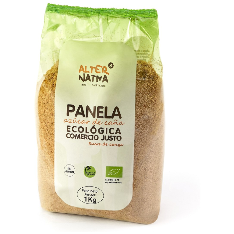 CUKIER TRZCINOWY PANELA BEZGLUTENOWY BIO 1 kg - ALTERNATIVA3