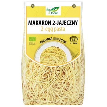 MAKARON (2-JAJECZNY) KRAJANKA BIO 250 g - BIO PLANET