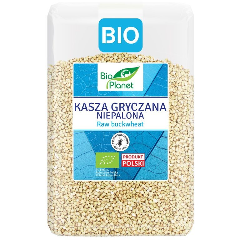 KASZA GRYCZANA NIEPALONA BEZGLUTENOWA BIO 2 kg - BIO PLANET