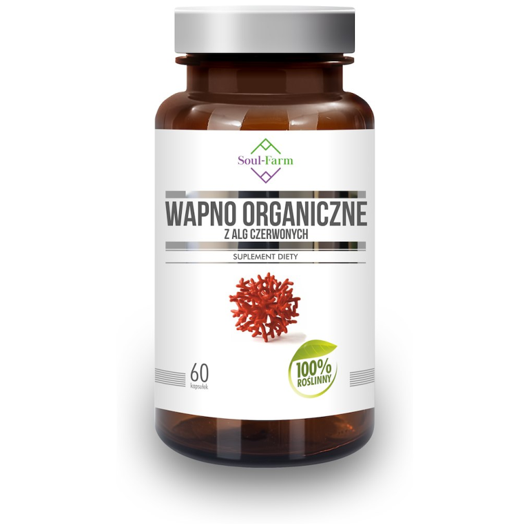 WAPNO ORGANICZNE (800 mg) 60 KAPSUŁEK - SOUL FARM