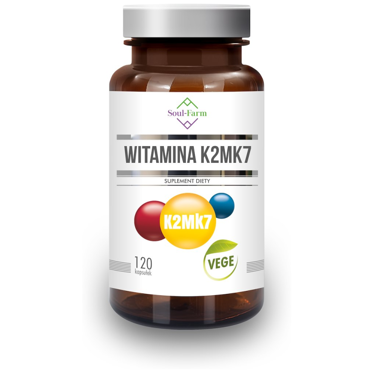 WITAMINA K2 MK7 (100 µg) 120 KAPSUŁEK - SOUL FARM