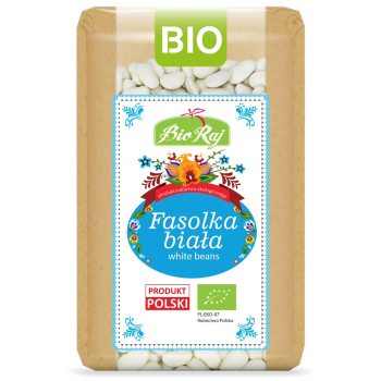 FASOLKA BIAŁA BIO (POLSKA) 500 g - BIO RAJ