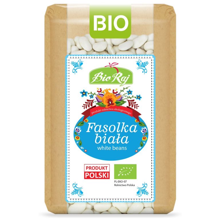 FASOLKA BIAŁA BIO (POLSKA) 500 g - BIO RAJ