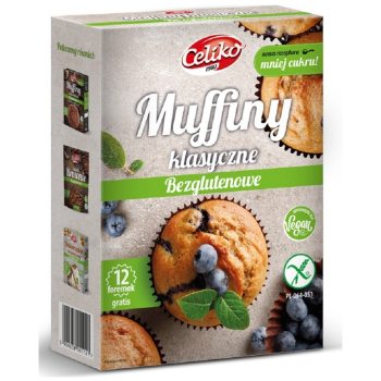 MIESZANKA NA MUFFINY KLASYCZNE BEZGLUTENOWA 280 g - CELIKO