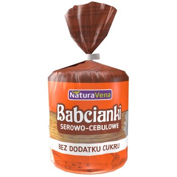 BABCIANKI SEROWO-CEBULOWE BEZ DODATKU CUKRÓW 110 g - NATURAVENA