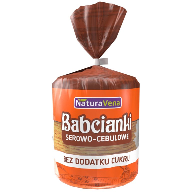 BABCIANKI SEROWO-CEBULOWE BEZ DODATKU CUKRÓW 110 g - NATURAVENA