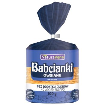 BABCIANKI OWSIANE BEZ DODATKU CUKRÓW 100 g - NATURAVENA