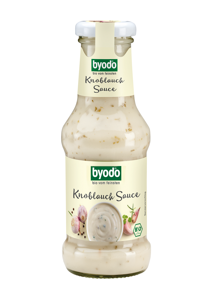 SOS CZOSNKOWY BEZGLUTENOWY BIO 250 ml - BYODO