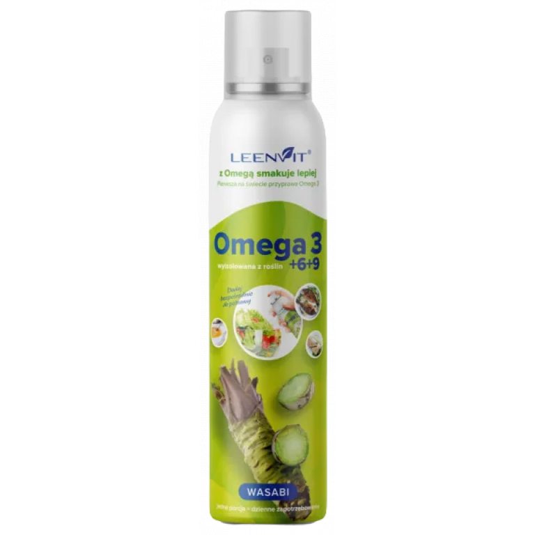 OMEGA 3-6-9 O SMAKU WASABI W SPRAYU 150 ml - LEENVIT