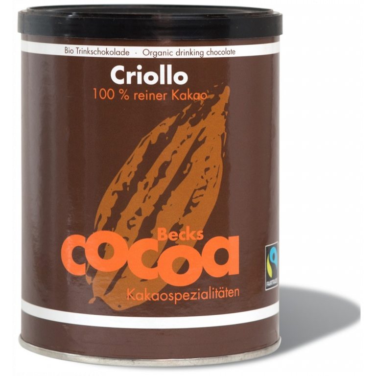 KAKAO CRIOLLO W PROSZKU FAIR TRADE BEZGLUTENOWE BIO 250 g - BECKS COCOA