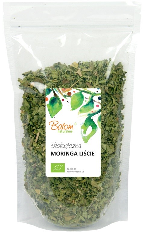 HERBATKA LIŚĆ MORINGI BIO 100 g - BATOM