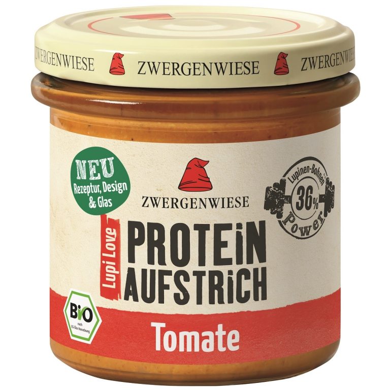 PASTA PROTEINOWA Z POMIDORAMI BEZGLUTENOWA BIO 135 g - ZWERGENWIESE