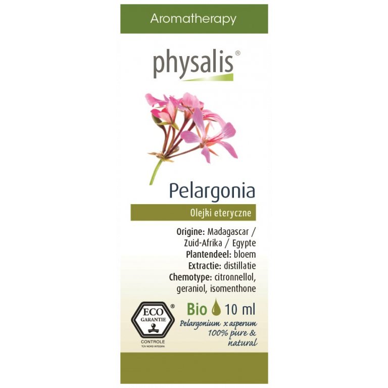 OLEJEK ETERYCZNY PELARGONIA ECO 10 ml - PHYSALIS