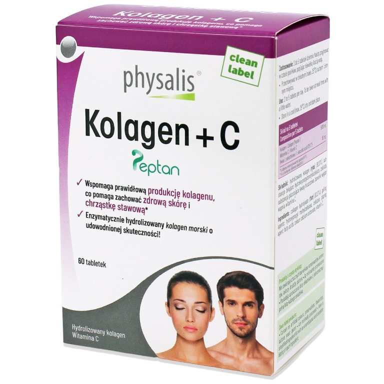 KOLAGEN + WITAMINA C 60 TABLETEK - PHYSALIS